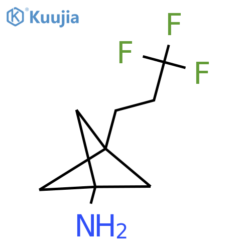 3-(3,3,3-Trifluoropropyl)bicyclo[1.1.1]pentan-1-amine structure