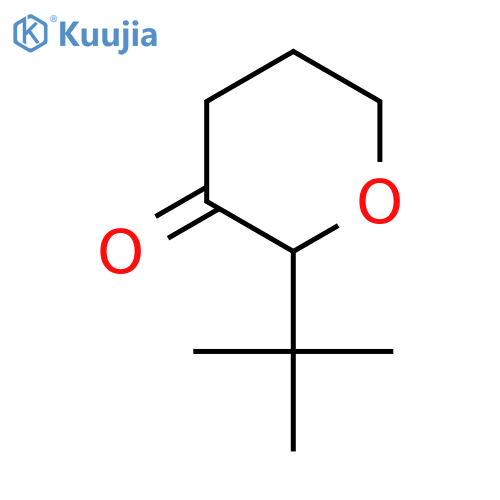 2-Tert-butyloxan-3-one structure