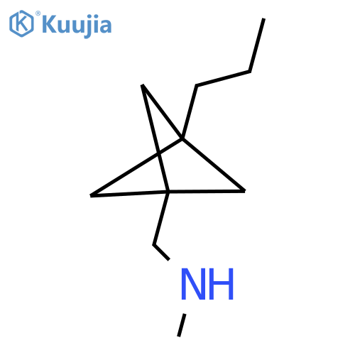 Methyl({3-propylbicyclo[1.1.1]pentan-1-yl}methyl)amine structure