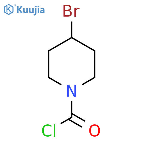 4-Bromopiperidine-1-carbonyl chloride structure