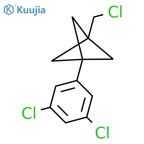 1-(Chloromethyl)-3-(3,5-dichlorophenyl)bicyclo[1.1.1]pentane structure