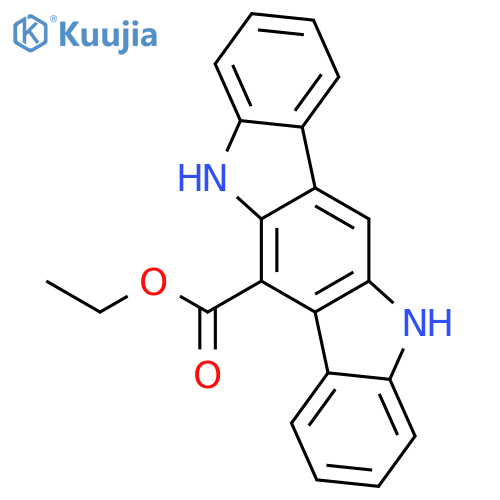 Ethyl 5,11-dihydroindolo3,2-bcarbazole-6-carboxylate structure