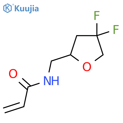 N-[(4,4-Difluorotetrahydro-2-furanyl)methyl]-2-propenamide structure