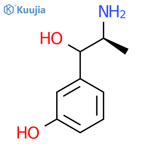 3-[(2S)-2-amino-1-hydroxypropyl]phenol structure
