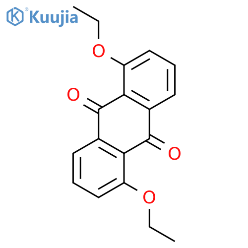 9,10-Anthracenedione,1,5-diethoxy- structure