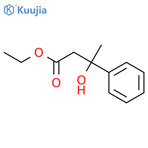 ethyl 3-hydroxy-3-phenylbutanoate structure