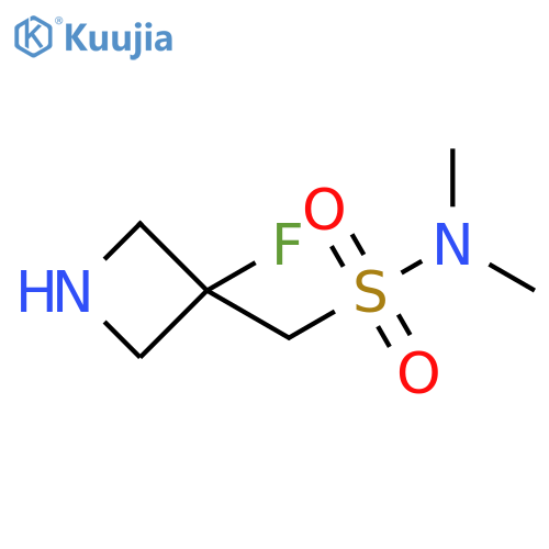 3-Azetidinemethanesulfonamide, 3-fluoro-N,N-dimethyl- structure