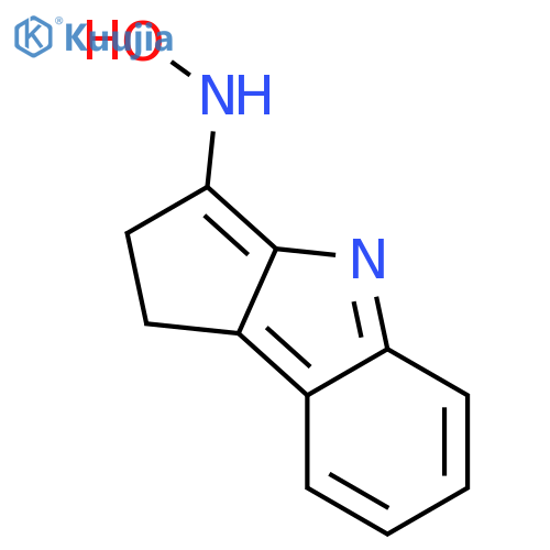 Cyclopent[b]indol-3(2H)-one,1,4-dihydro-, oxime structure