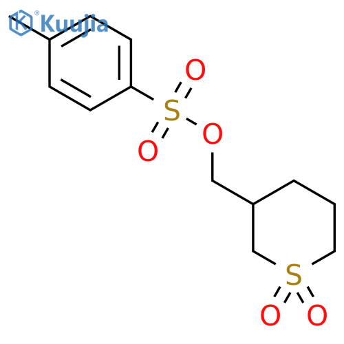 (1,1-Dioxo-1lambda6-thian-3-yl)methyl 4-methylbenzene-1-sulfonate structure
