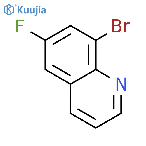 8-Bromo-6-fluoroquinoline structure
