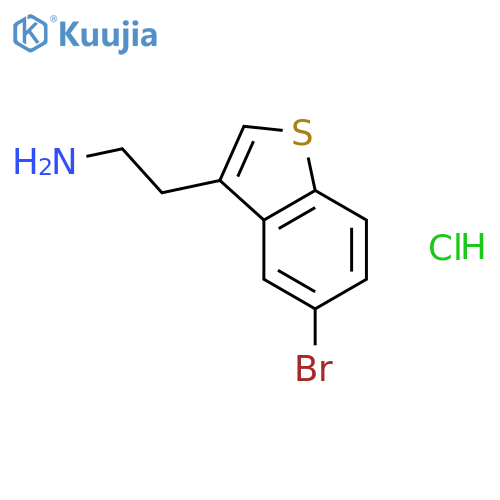 2-(5-Bromobenzobthiophen-3-yl)ethanamine Hydrochloride structure