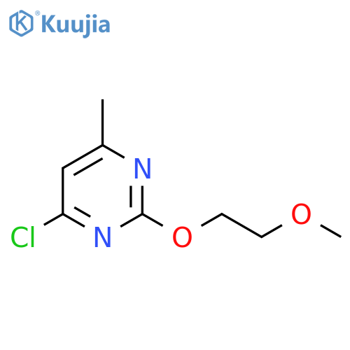 4-Chloro-2-(2-methoxyethoxy)-6-methylpyrimidine structure