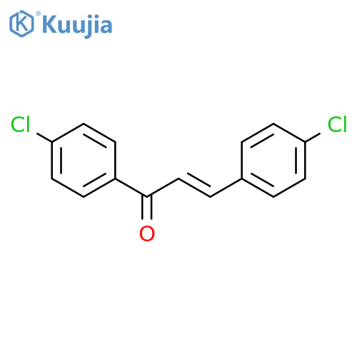 2-Propen-1-one, 1,3-bis(4-chlorophenyl)-, (2E)- structure