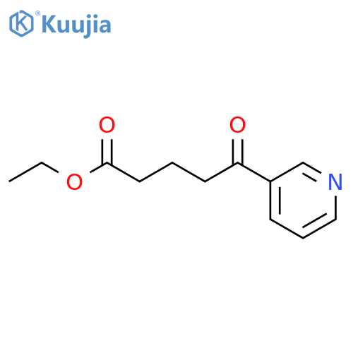 Ethyl 5-oxo-5-(3-pyridyl)valerate structure