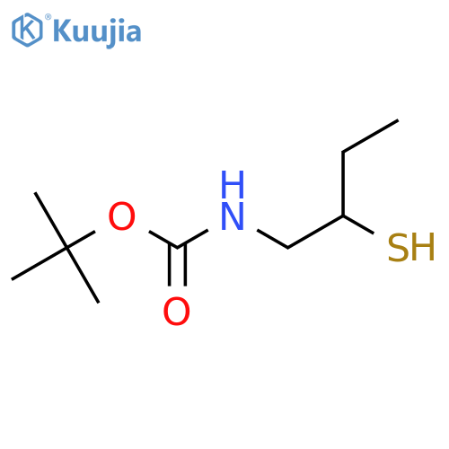 tert-butyl N-(2-sulfanylbutyl)carbamate structure