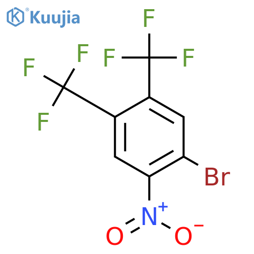 Benzene,1-bromo-2-nitro-4,5-bis(trifluoromethyl)- structure