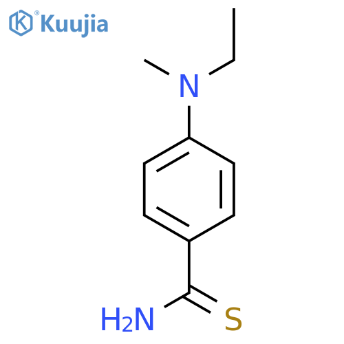 Benzenecarbothioamide, 4-(ethylmethylamino)- structure