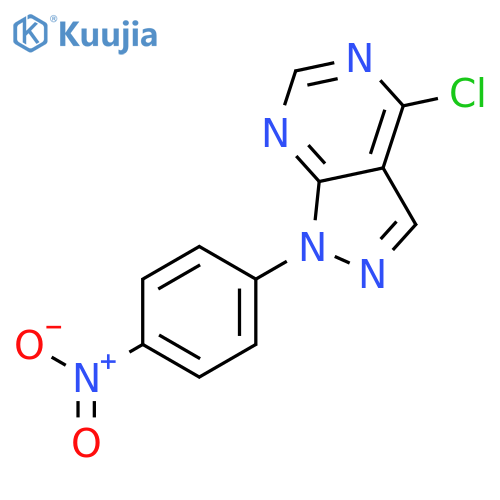 4-Chloro-1-(4-nitrophenyl)-1H-pyrazolo[3,4-d]pyrimidine structure