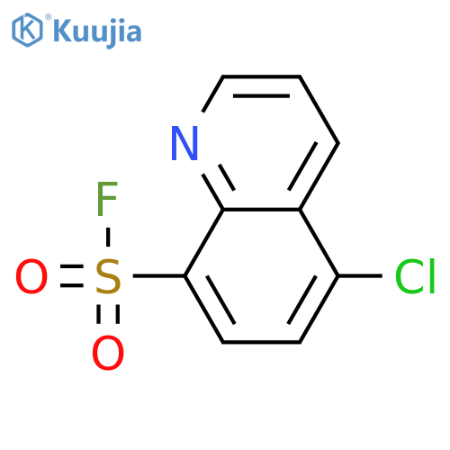 5-chloroquinoline-8-sulfonyl fluoride structure