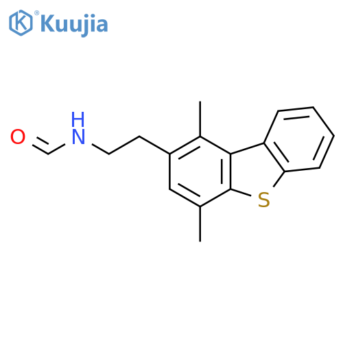 Formamide,N-[2-(1,4-dimethyl-2-dibenzothienyl)ethyl]- structure