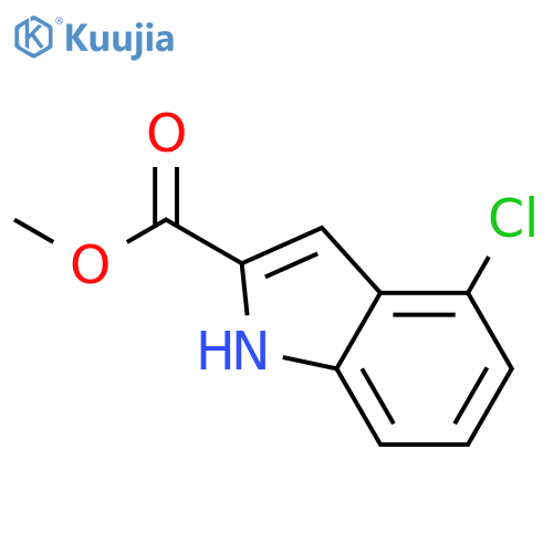 Methyl 4-chloro-1H-indole-2-carboxylate structure