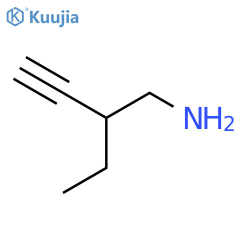 3-(Aminomethyl)pent-1-yne structure
