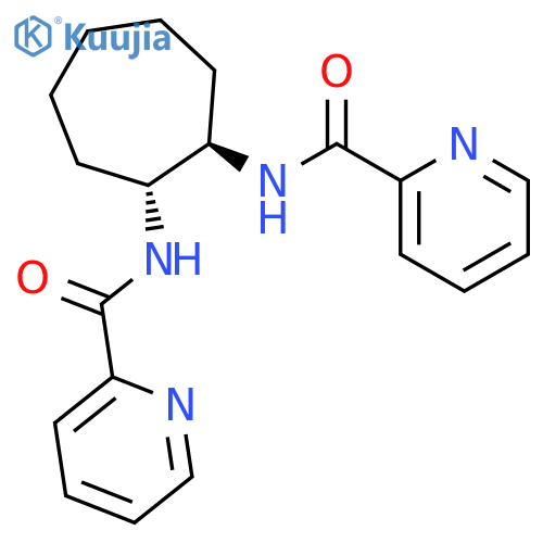 2-Pyridinecarboxamide, N,N'-(1R,2R)-1,2-cycloheptanediylbis- structure