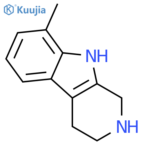 1H-Pyrido[3,4-b]indole, 2,3,4,9-tetrahydro-8-methyl- structure