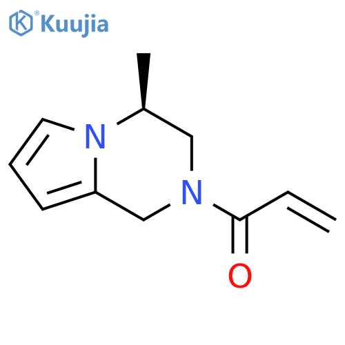 1-(4S)-4-methyl-1H,2H,3H,4H-pyrrolo1,2-apyrazin-2-ylprop-2-en-1-one structure