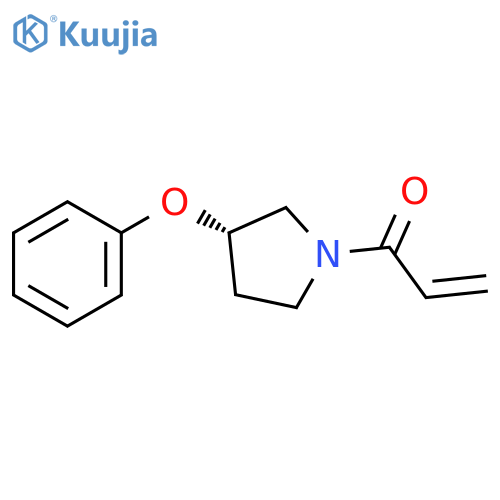 1-[(3S)-3-Phenoxy-1-pyrrolidinyl]-2-propen-1-one structure