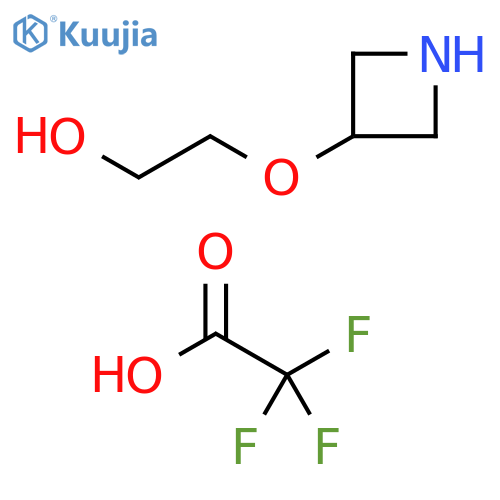 Ethanol, 2-(3-azetidinyloxy)-, 2,2,2-trifluoroacetate (1:1) structure