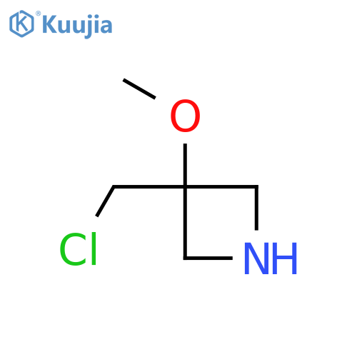3-(Chloromethyl)-3-methoxyazetidine structure