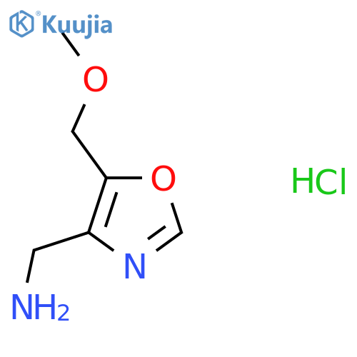 (5-(Methoxymethyl)oxazol-4-yl)methanamine hydrochloride structure