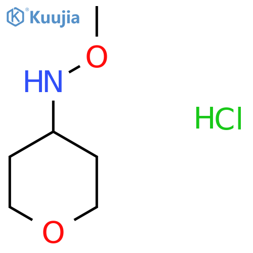 N-Methoxyoxan-4-amine;hydrochloride structure