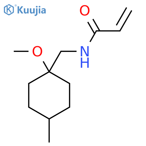 N-(1-methoxy-4-methylcyclohexyl)methylprop-2-enamide structure