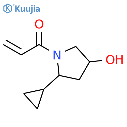 1-(2-cyclopropyl-4-hydroxypyrrolidin-1-yl)prop-2-en-1-one structure