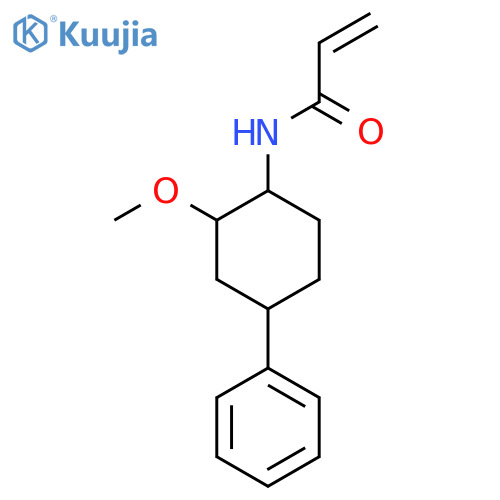 N-(2-Methoxy-4-phenylcyclohexyl)prop-2-enamide structure