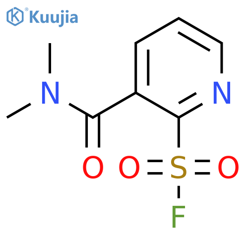 3-(Dimethylcarbamoyl)pyridine-2-sulfonyl fluoride structure