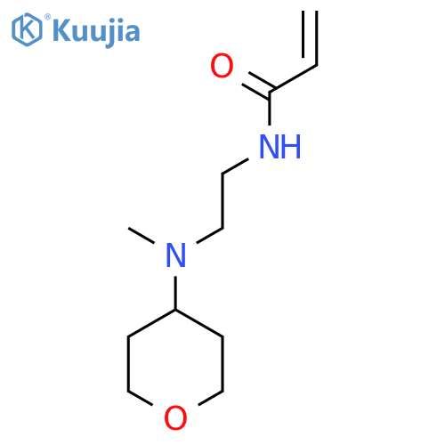 N-{2-methyl(oxan-4-yl)aminoethyl}prop-2-enamide structure