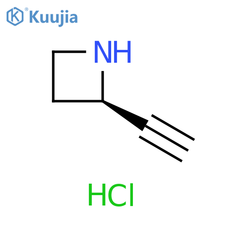(2R)-2-ethynylazetidine;hydrochloride structure
