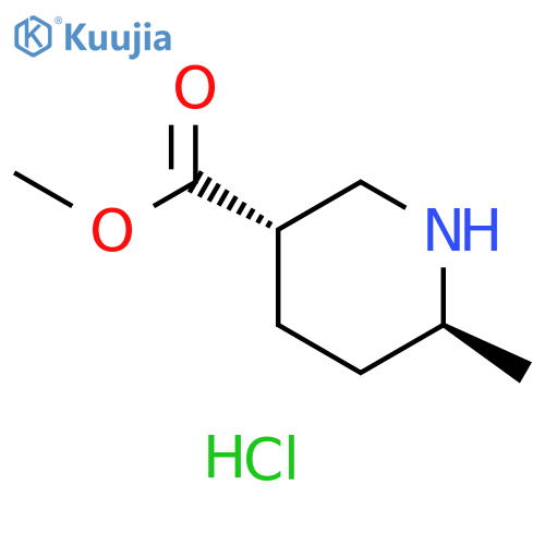 methyl (3S,6S)-6-methylpiperidine-3-carboxylate;hydrochloride structure