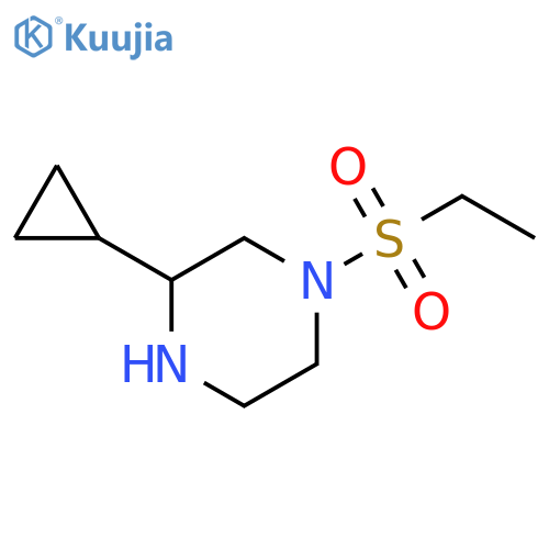 3-cyclopropyl-1-ethylsulfonyl-piperazine structure