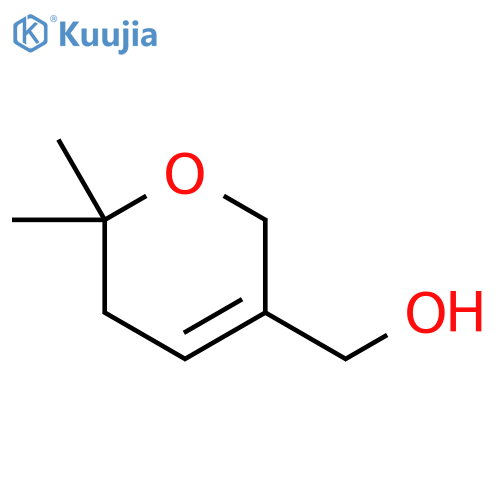 (6,6-dimethyl-2,5-dihydropyran-3-yl)methanol structure