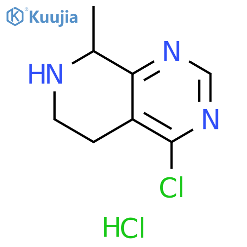 4-chloro-8-methyl-5,6,7,8-tetrahydropyrido[3,4-d]pyrimidine;hydrochloride structure
