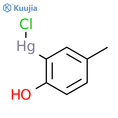 Mercury,chloro(2-hydroxy-5-methylphenyl)- structure