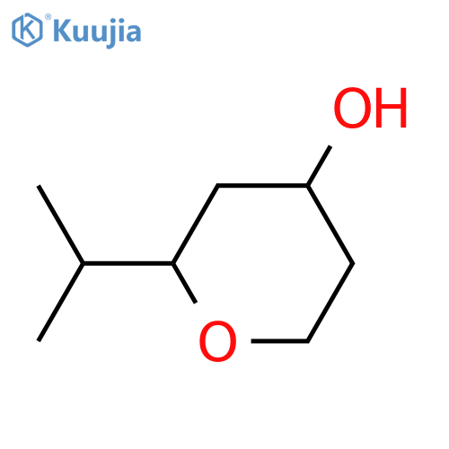2-(propan-2-yl)oxan-4-ol structure