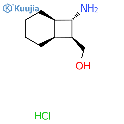 [(1R,6S,7S,8S)-8-Amino-7-bicyclo[4.2.0]octanyl]methanol;hydrochloride structure