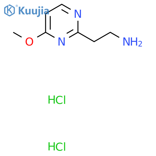 2-(4-Methoxypyrimidin-2-yl)ethanamine;dihydrochloride structure