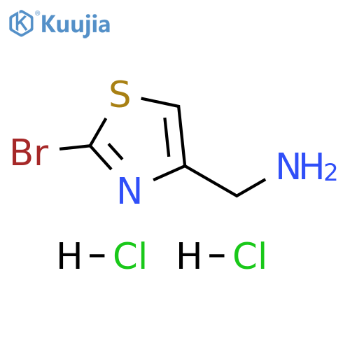 4-Thiazolemethanamine, 2-bromo-, hydrochloride (1:2) structure