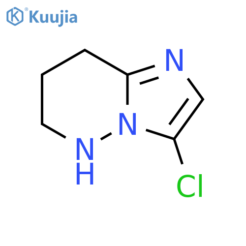 3-Chloro-5,6,7,8-tetrahydroimidazo[1,2-b]pyridazine structure
